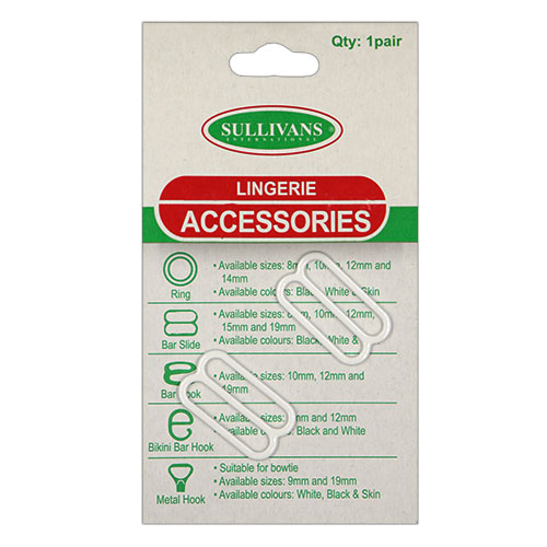 11982 Sullivans 19mm Bar Slide - White