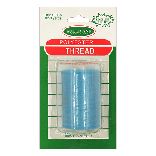 12038 Sullivans Polyester Thread - 1000m - Turquoise