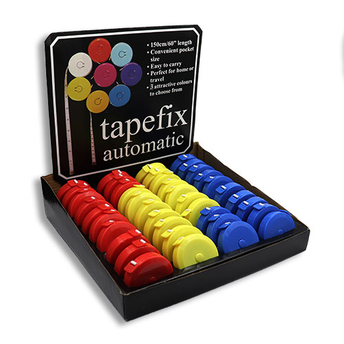 12044 Tapefix Automatic Display Box Including 40 Tape Measures