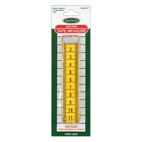 12058 Sullivans 20mm Quilting Tape Measure - 300cm