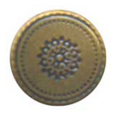 12086 Jean Buttons [flower] Bronze Bulk