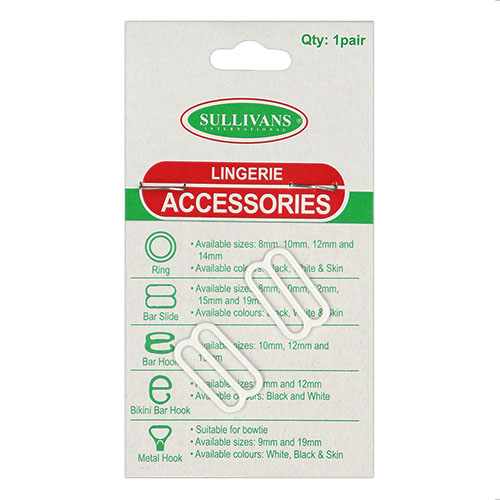 12222 Sullivans 15mm Bar Slide - White 