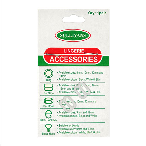 12250 Sullivans 8mm Bar Slide - White 