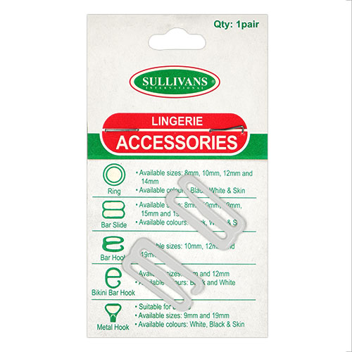 12251 Sullivans 19mm Bar Hook - White 