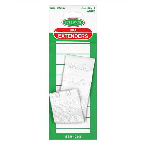 12446 Sullivans Bra Extender - 28mm - White
