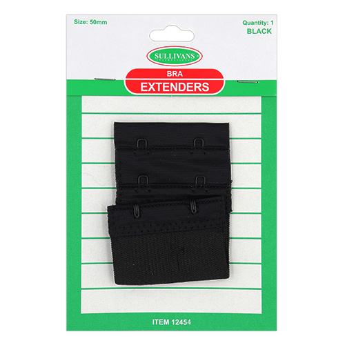 12454 Sullivans Bra Extender - 50mm - Black