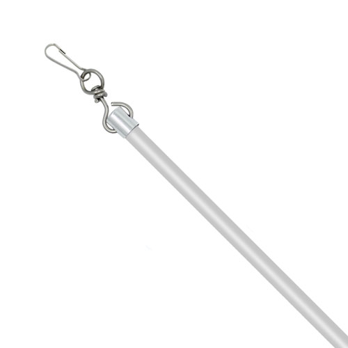12516 Sullivans 75cm Aluminium Flick Stick - Brushed Aluminium
