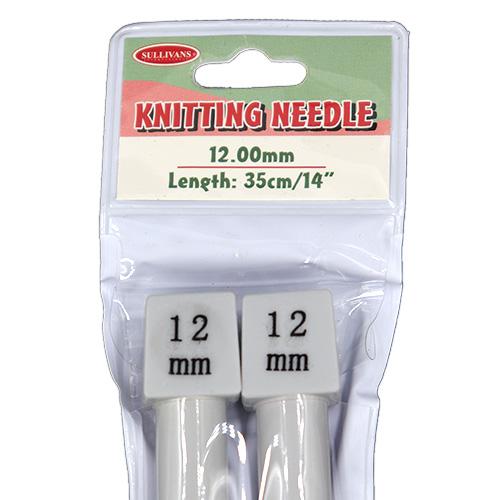 13023 Sullivans Knit Pins - 35cm X 12mm
