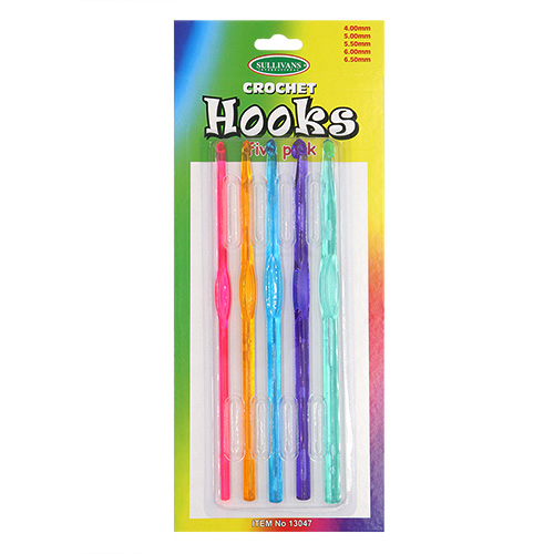 13047 Sullivans Five Crochet Hook Pack 