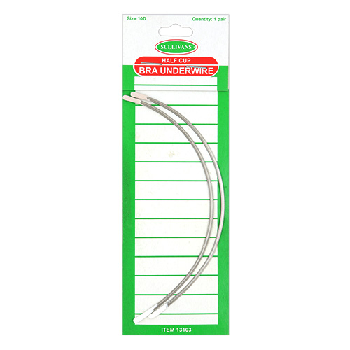 13103 Sullivans Half Cup Bra Underwire - Size 10d