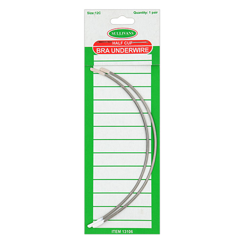 13106 Sullivans Half Cup Bra Underwire - Size 12c