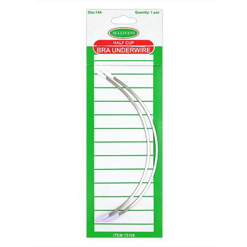 13108 Sullivans Half Cup Bra Underwire - Size 14a