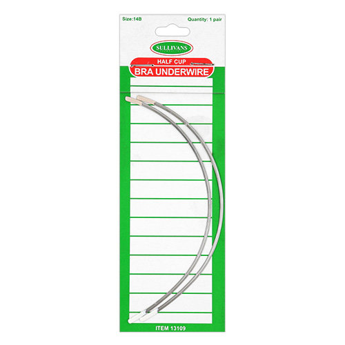 13109 Sullivans Half Cup Bra Underwire - Size 14b