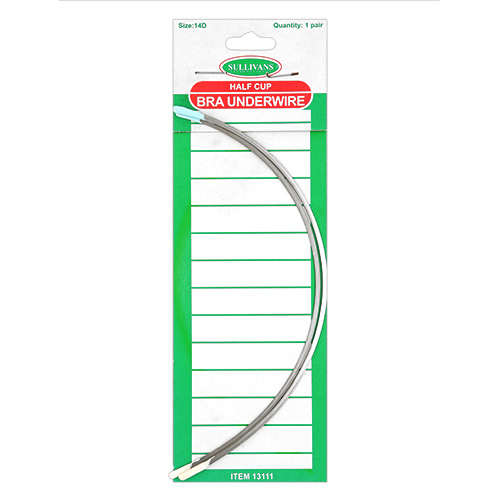 13111 Sullivans Half Cup Bra Underwire - Size 14d