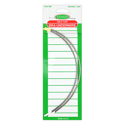 13113 Sullivans Half Cup Bra Underwire - Size 16b