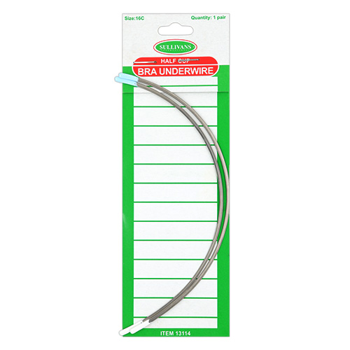 13114 Sullivans Half Cup Bra Underwire - Size 16c