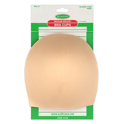 13144 Sullivans Medium Weight Bra Cups - Beige - Size 12