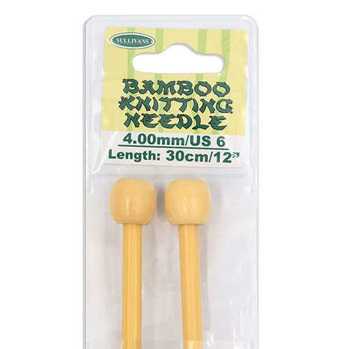 13271 Sullivans Bamboo Knit Pins - 30cm X 4mm