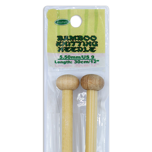 13274 Sullivans Bamboo Knit Pins - 30cm X 5.5mm