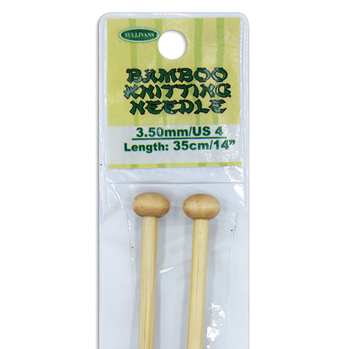 13287 Sullivans Bamboo Knit Pins - 35cm X 3.5mm