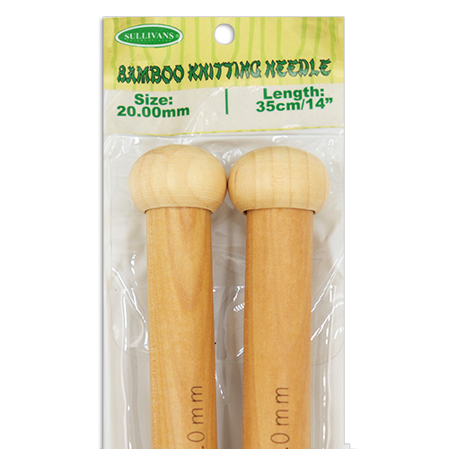 13300 Sullivans Bamboo Knit Pins - 35cm X 20mm