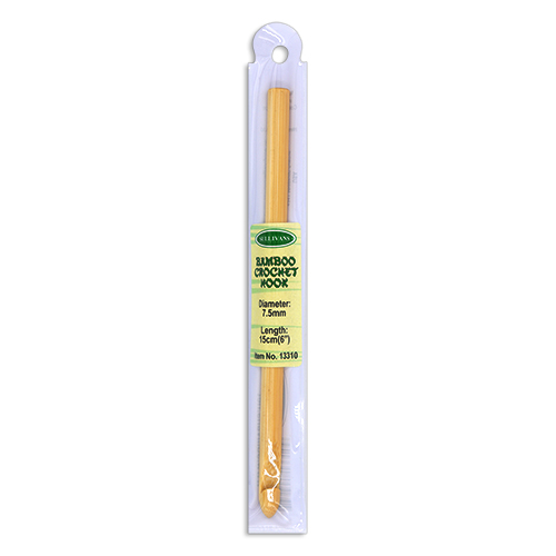 13310 Sullivans Bamboo Crochet Hook - 15cm X 7.5mm