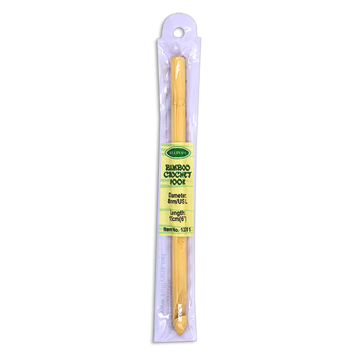 13311 Sullivans Bamboo Crochet Hook - 15cm X 8mm
