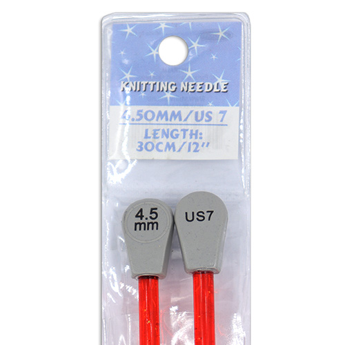 13351 Sullivans Glitter Knit Pins - 35cm X 4.5mm