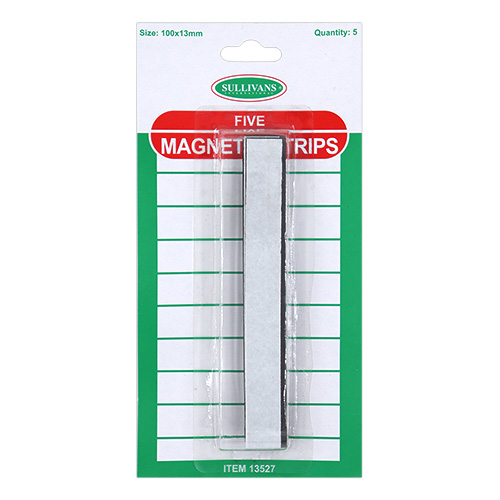 13527 Sullivans 13mm Magnetic Strips  5pcs