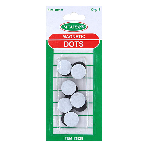13528 Sullivans 10mm Magnetic Dots  12pcs