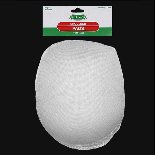 13538 Sullivans Moulded Covered Raglan Shoulder Pads - 1pair