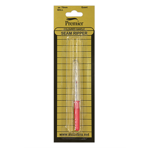 13580 Sullivans Premier Coloured Handle Seam Rippers  - Small 