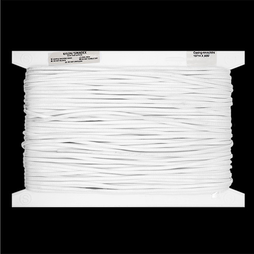 13714 Sullivans 4mm Bra Underwire Casing - White