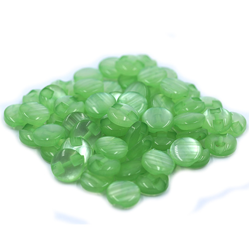 14666 Sullivans 12mm Round Plastic Button With Shank - Mint - 60 In A Tube