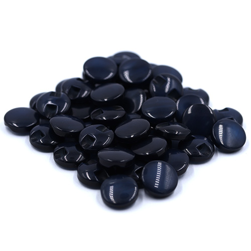 14670 Sullivans 14mm Round Plastic Button With Shank - Navy - 55 In A Tube