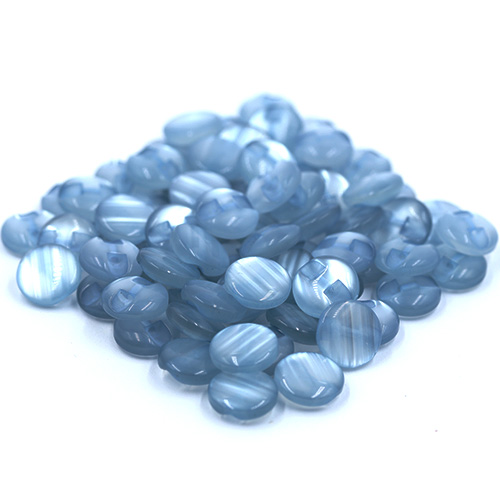 14671 Sullivans 14mm Round Plastic Button With Shank - Sky - 55 In A Tube