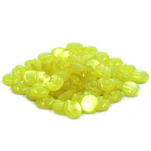 14672 Sullivans 14mm Round Plastic Button With Shank - Lemon - 55 In A Tube