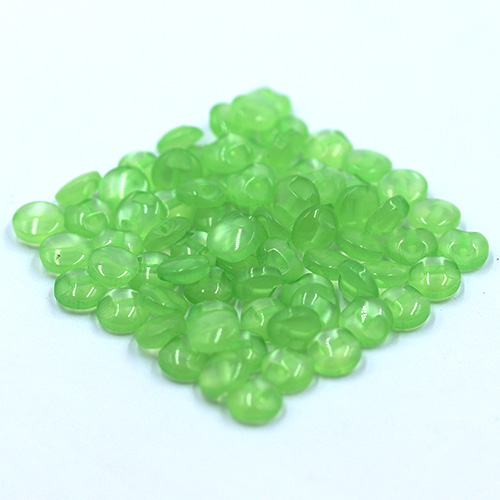 14699 Sullivans 8mm Round Plastic Button With Shank - Mint - Bag Of 100