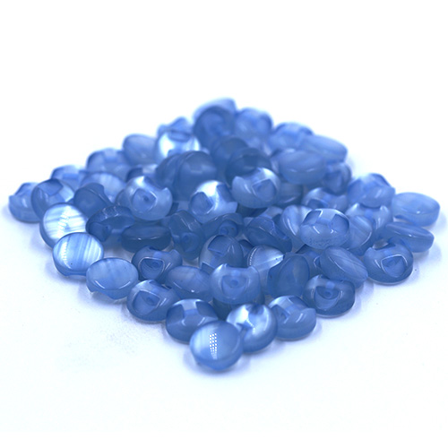 14704 Sullivans 10mm Round Plastic Button With Shank - Sky - Bag Of 100