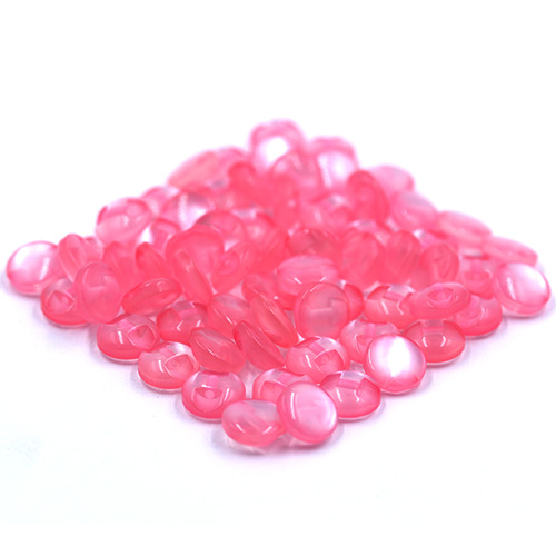 14706 Sullivans 10mm Round Plastic Button With Shank - Pink - Bag Of 100