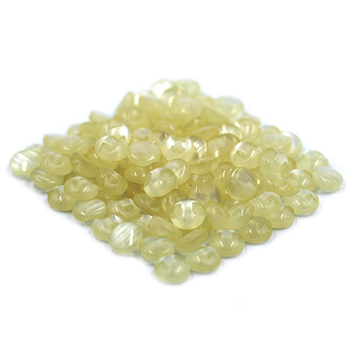 14708 Sullivans 10mm Round Plastic Button With Shank - Cream - Bag Of 100