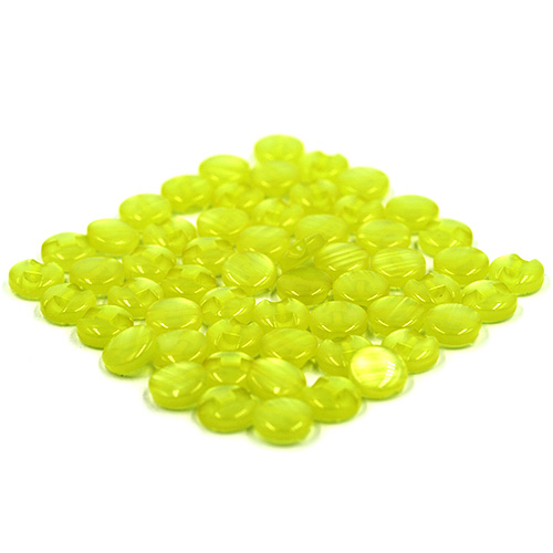14716 Sullivans 12mm Round Plastic Button With Shank - Lemon - Bag Of 100
