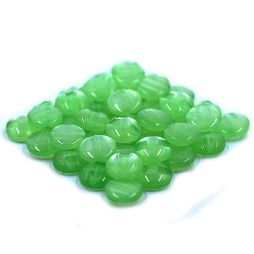 14732 Sullivans 14mm Round Plastic Button With Shank - Mint - Bag Of 100