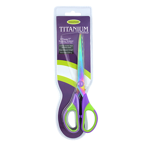 15009 Sullivans Titanium Bonded Scissor - 175mm