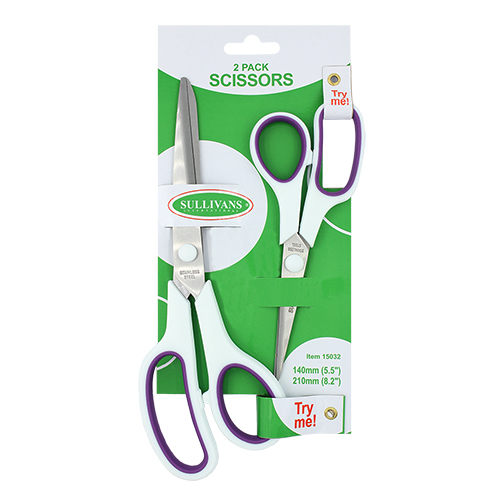 15032 Sullivans 2 Pack Scissors - 140mm & 210mm