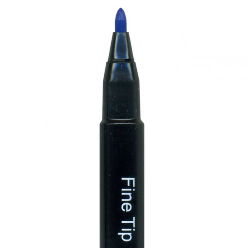 151003 Marvy Fine Tip Fabric Marker - Blue 