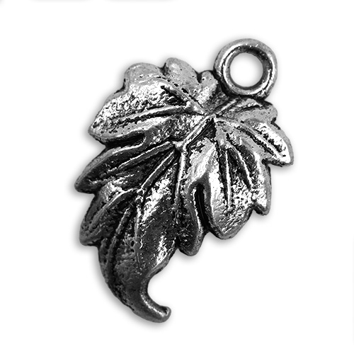 15189 Sullivans Charms - Silver Leaf - 50 In A Tube