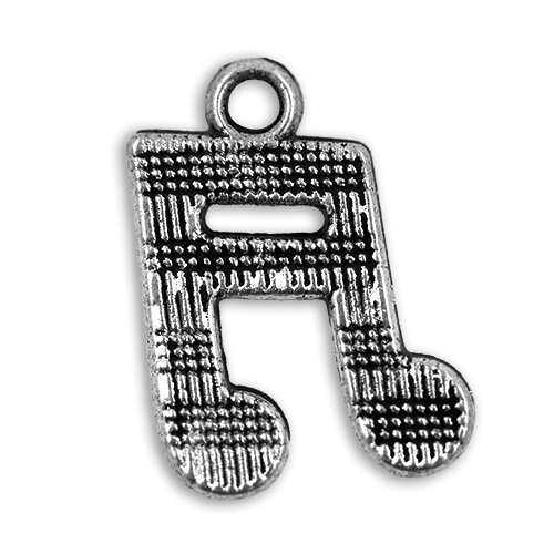 15191 Sullivans Charms - Silver Musical Note - 50 In A Tube