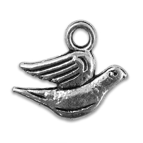 15199 Sullivans Charms - Silver Dove - 50 In A Tube