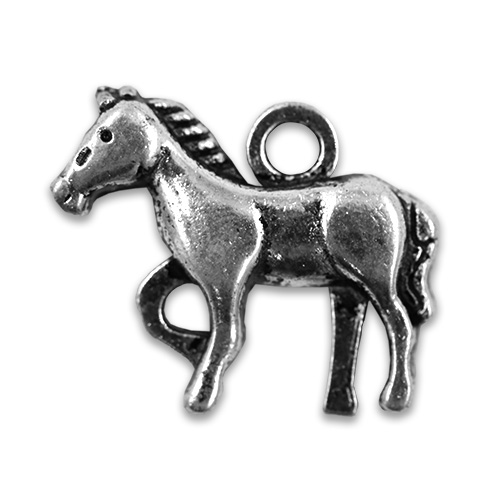 15200 Sullivans Charms - Silver Horse - 50 In A Tube